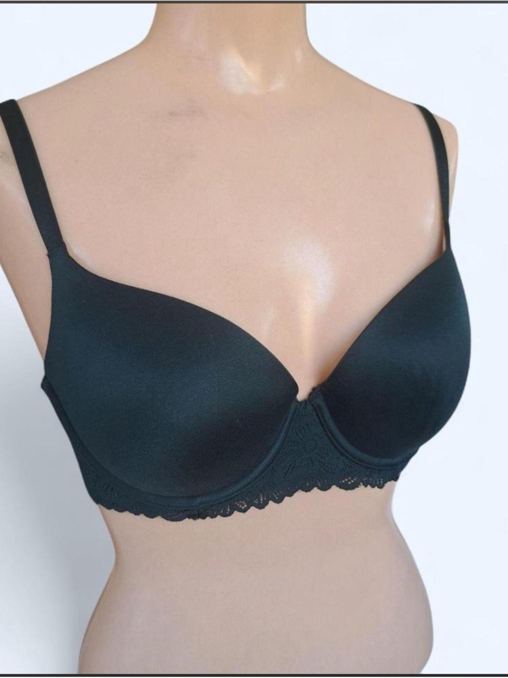 aerie Emerald Green Lace-Trim Push-Up Bra